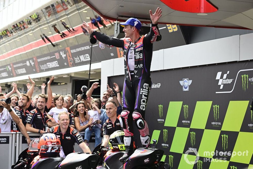 Espargaro is the man of the moment for Aprilia 