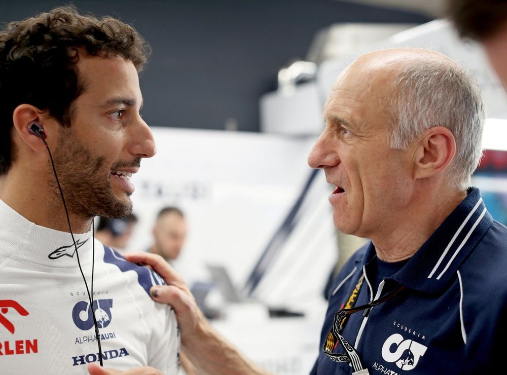 Daniel Ricciardo, AlphaTauri, Franz Tost, Team Principal, Scuderia AlphaTauri