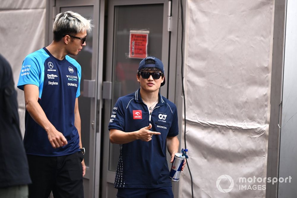 Alex Albon, Williams Racing Yuki Tsunoda, Scuderia AlphaTauri 