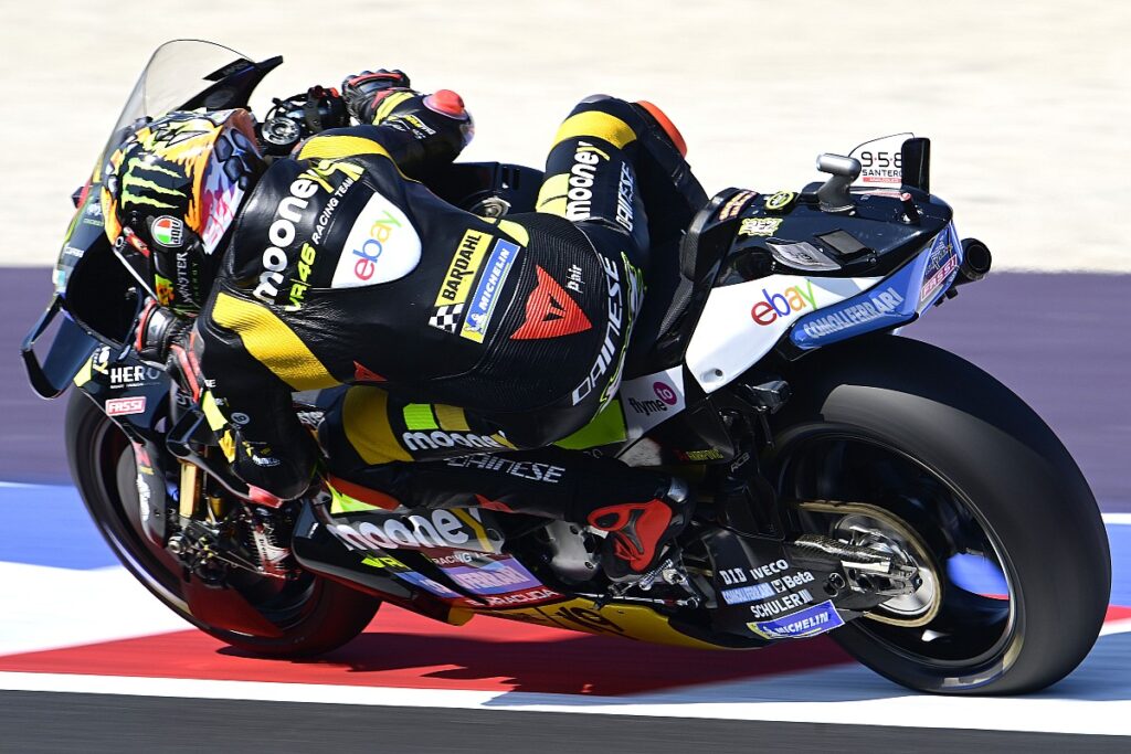 Bezzecchi leads Vinales, Espargaro misses Q2 after crash