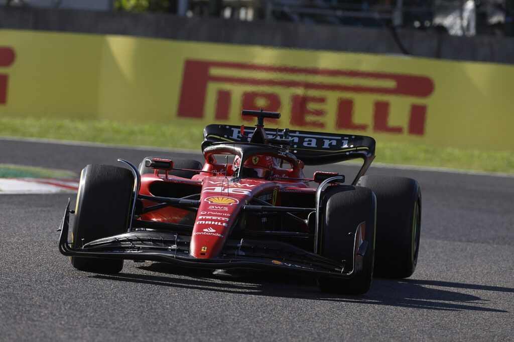 Leclerc thought Japan F1 podium was on after mistaking Perez for Verstappen Leclerc thought Japan F1 podium was on after mistaking Perez for Verstappen