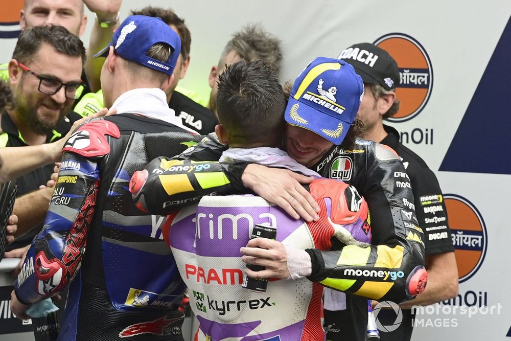 Bezzecchi and Martin are hounding Bagnaia now in the title chase