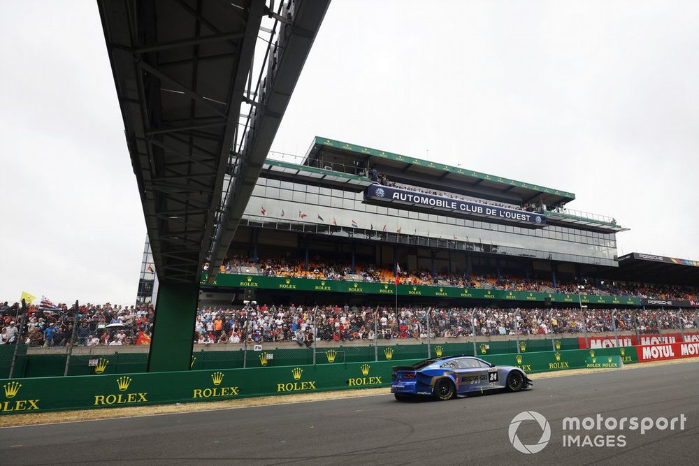 The rumbling Camaro was a popular fan favourite at La Sarthe in June