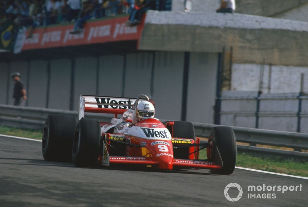 Brundle had the speed over Danner throughout their time as team-mates