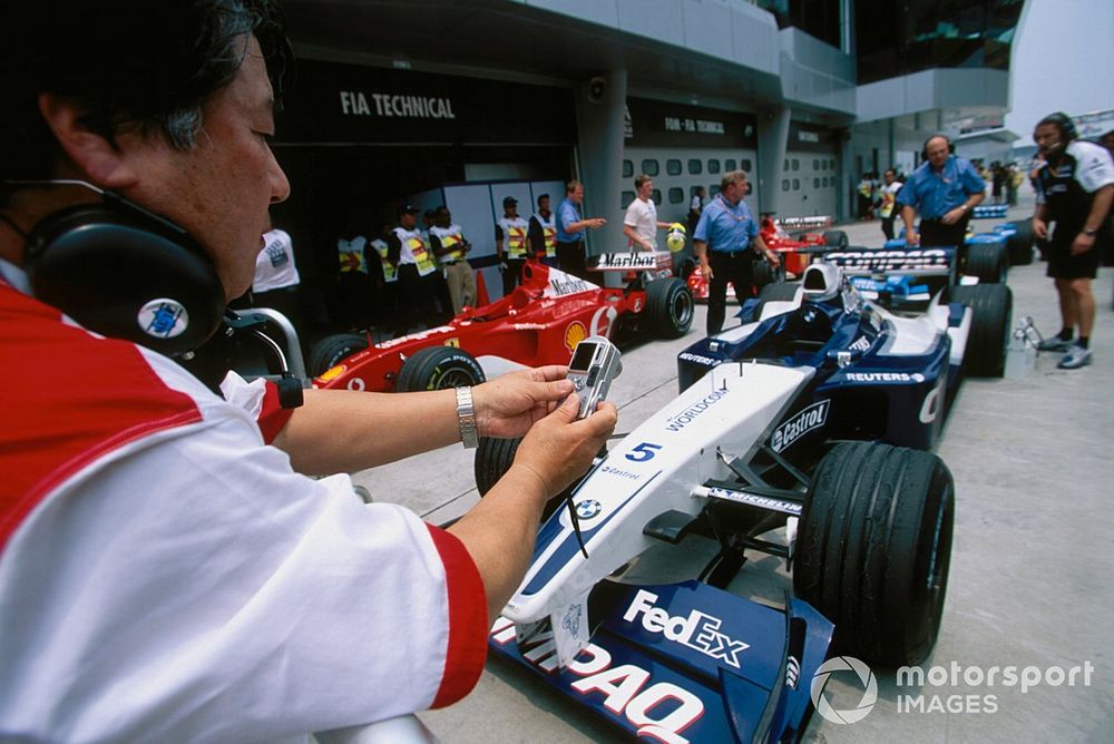 Intense competition during the Michelin versus Bridgestone tyre war meant testing budgets and logistics costs were huge