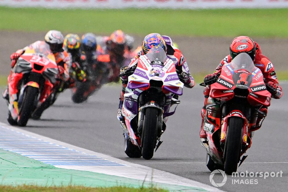 Bagnaia lost ground to Martin in the title race, but  isn't panicking about it