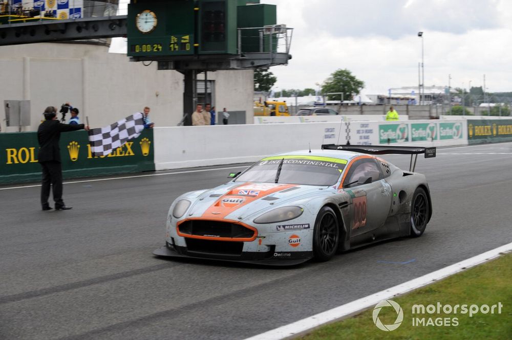 Prodrive-run works Astons took back-to-back Le Mans victories in GT1 class in 2007 and 2008 (pictured)