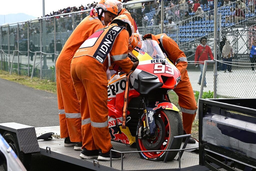 Marquez «too far» to think about farewell Honda MotoGP win