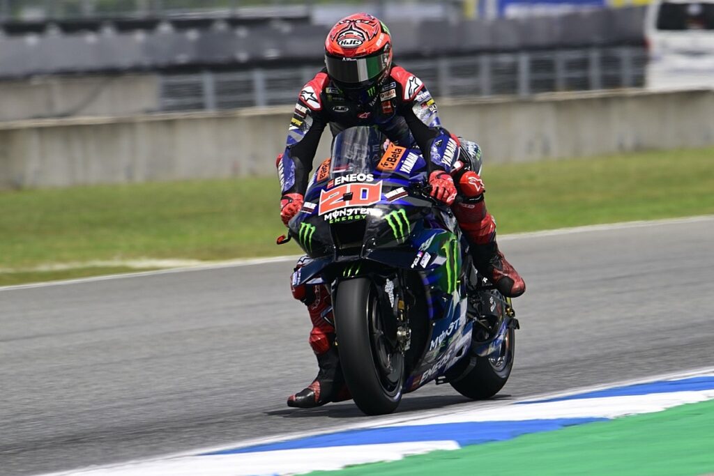 Quartararo “can enjoy” riding again with alternate Thailand MotoGP tyre