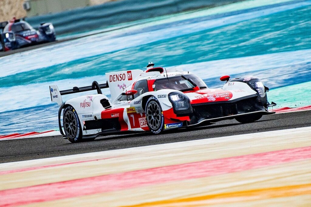 #7 Toyota tops wind-delayed, rain-hit first practice