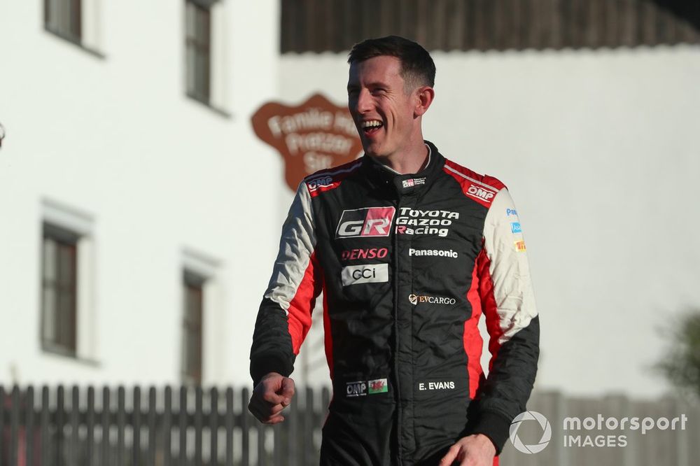 Evans has performed strongly on tarmac this year, winning last time out in Croatia