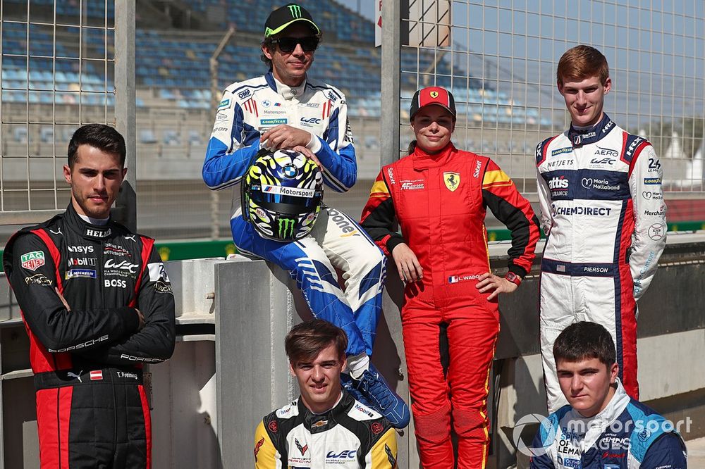 Rossi was the star name in the WEC rookie test but plenty others stood out