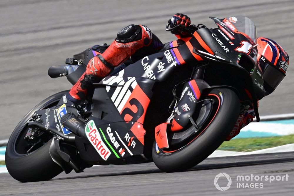 More misery for the Aprilia riders at Sepang