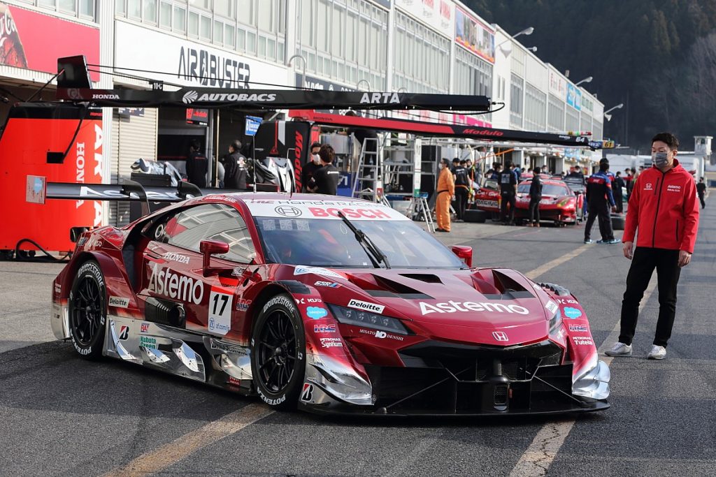 Honda dominates first day of Okayama SUPER GT testing Honda dominates first day of Okayama SUPER GT testing