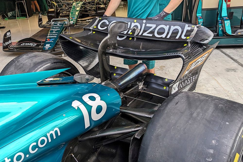 Aston Martin AMR23 rear wing