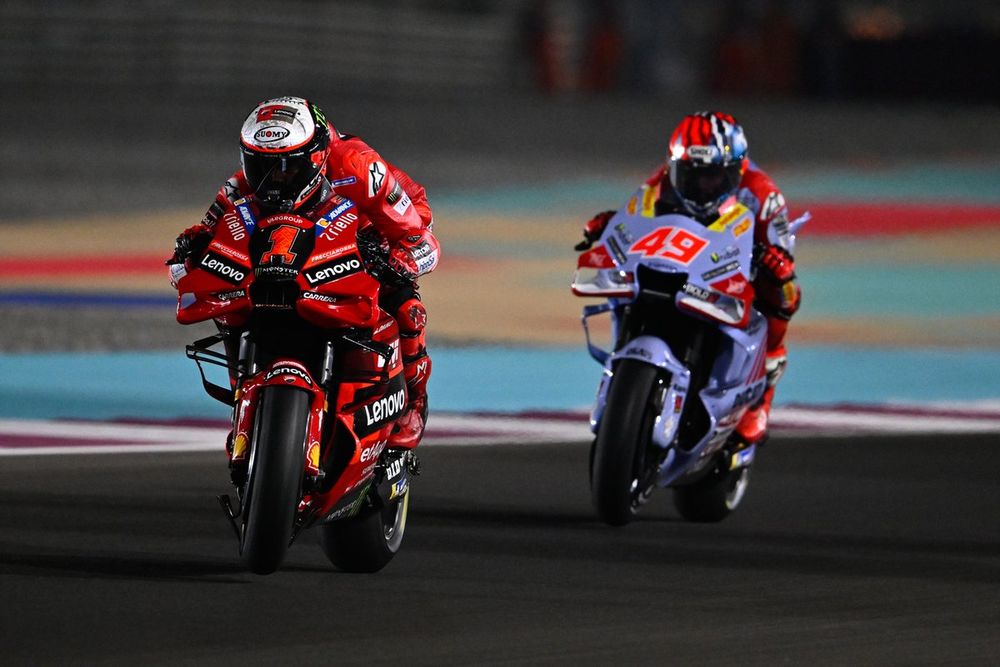 Although he couldn't beat Di Giannantonio to the win in Qatar, Martin's tyre woes gave Bagnaia a healthy cushion for Valencia