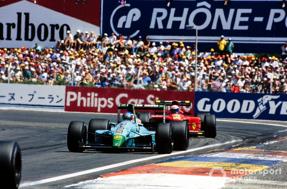 Capelli came close to scoring a victory for Judd in F1 at Paul Ricard in 1990