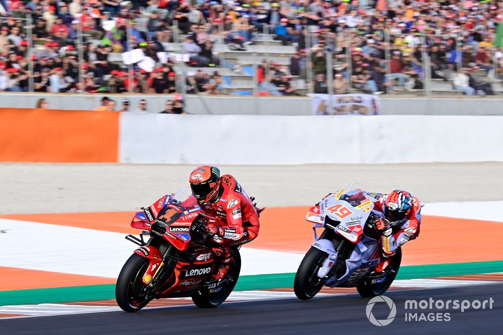 Bagnaia didn't have to win the Valencia finale after Martin crashed out to assure him of the crown, but did so anyway