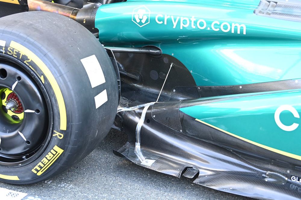 Aston Martin AMR23 technical detail