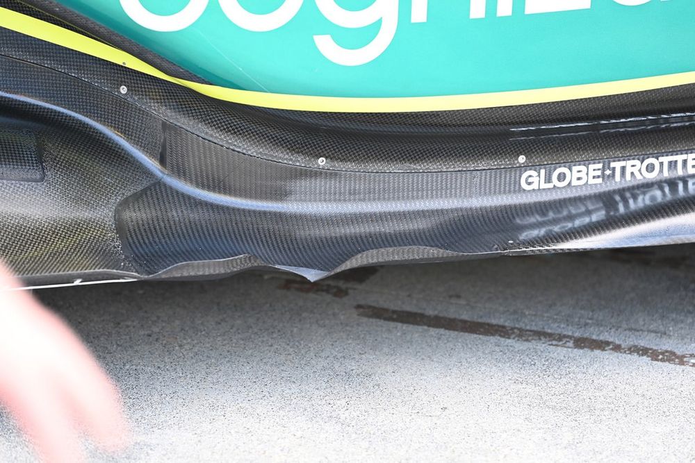 Aston Martin AMR23 technical detail