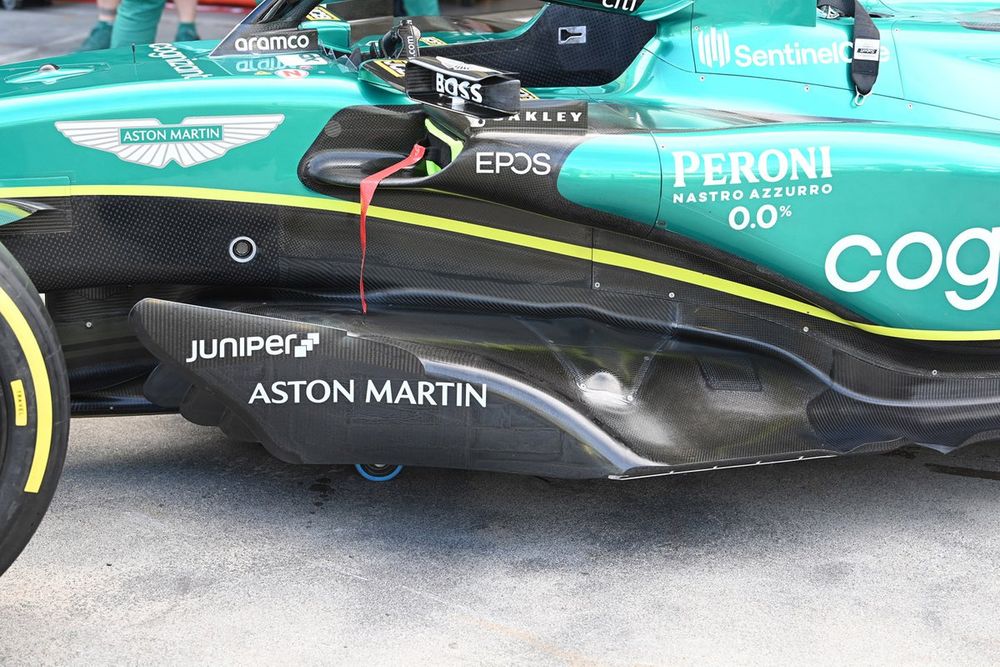 Aston Martin AMR23 technical detail
