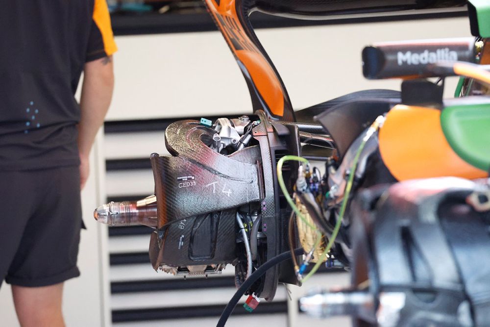 McLaren MCL60 brake drum detail