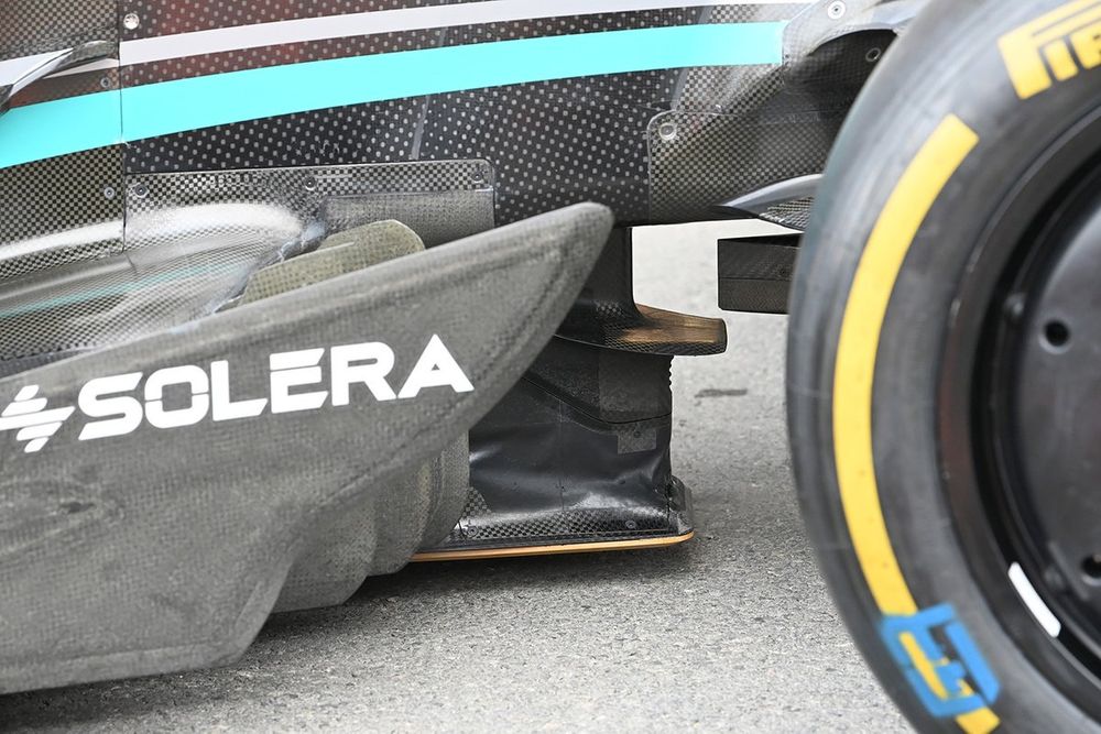 Mercedes W14 detail