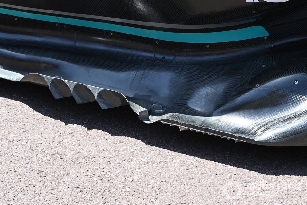 Mercedes F1 W14 car detail