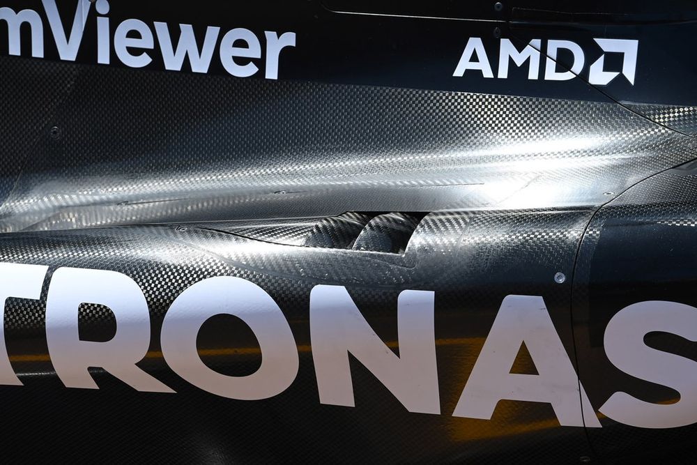 Mercedes W14 technical detail