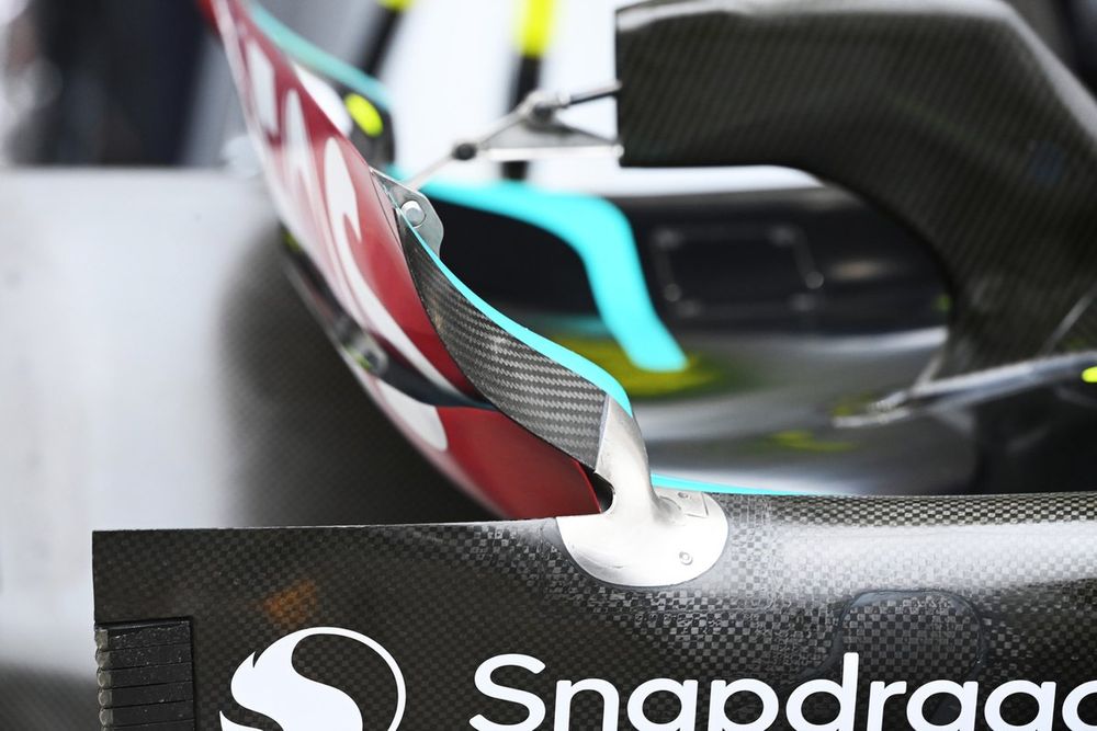 Mercedes W14 detail