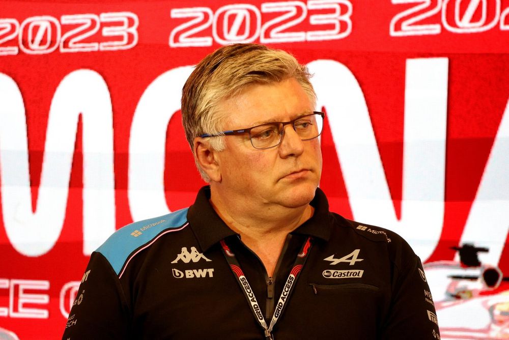 Otmar Szafnauer, Team Principal, Alpine F1 Team, in the Team Principals Press Conference