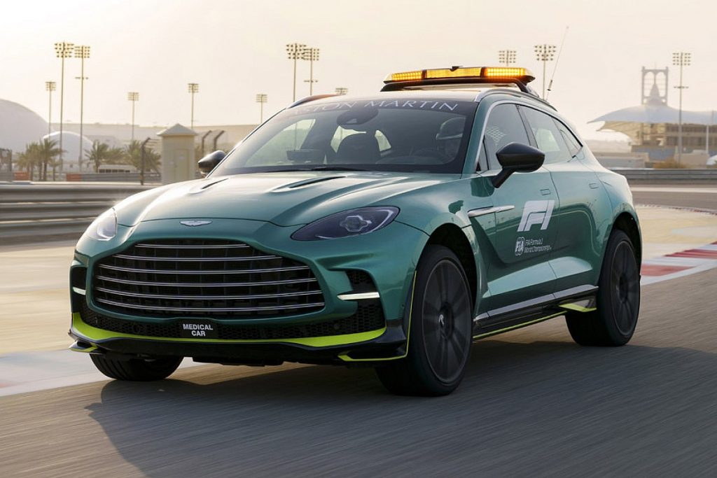 Aston Martin unveils world’s fastest SUV as new F1 medical car