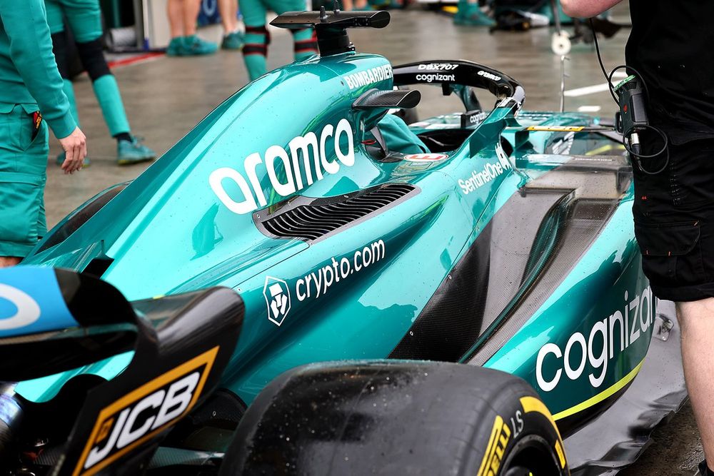 Aston Martin AMR23 engine cover