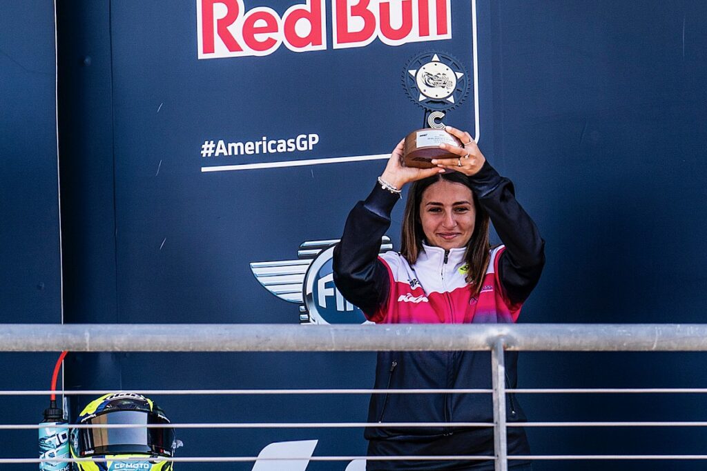 The young MotoGP trailblazer striving to solve its age-old diversity problem The young MotoGP trailblazer striving to solve its age-old diversity problem
