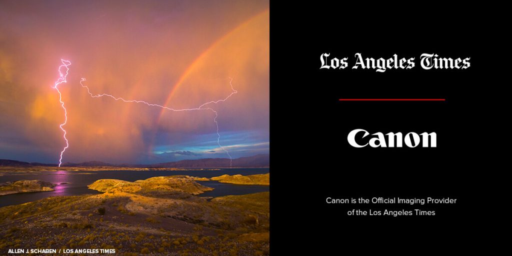 The Los Angeles Times выбирает Canon в качестве официального поставщика изображений