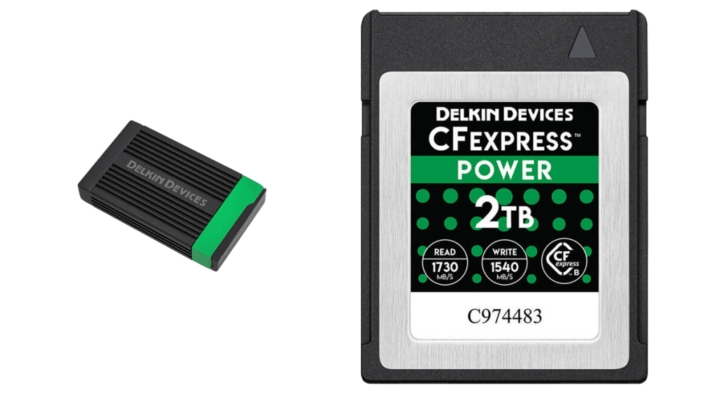 Delkin Devices 2TB POWER CFexpress Type B w/ CFexpress Type B Card Reader 9 (Reg 9)