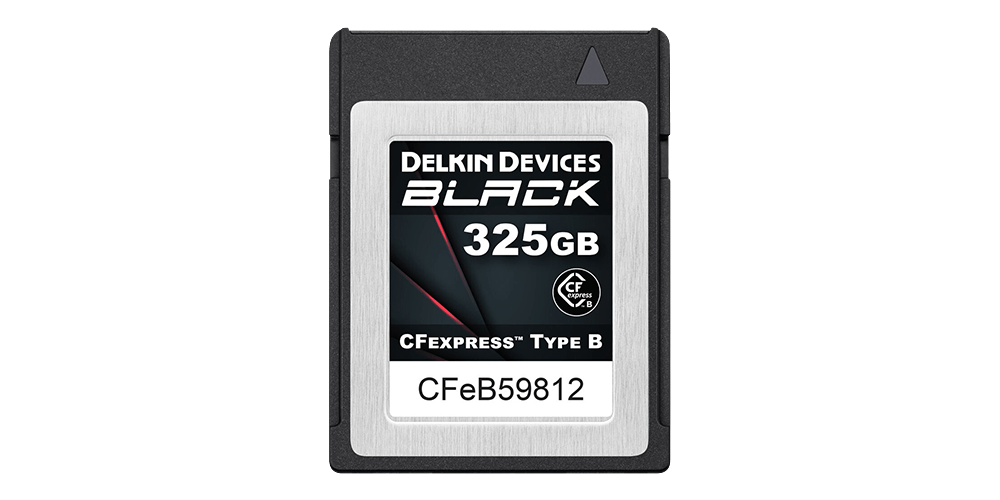 ЧЕРНАЯ карта CFexpress на 325 ГБ Delkin Devices 199 долларов США (425 долларов США)