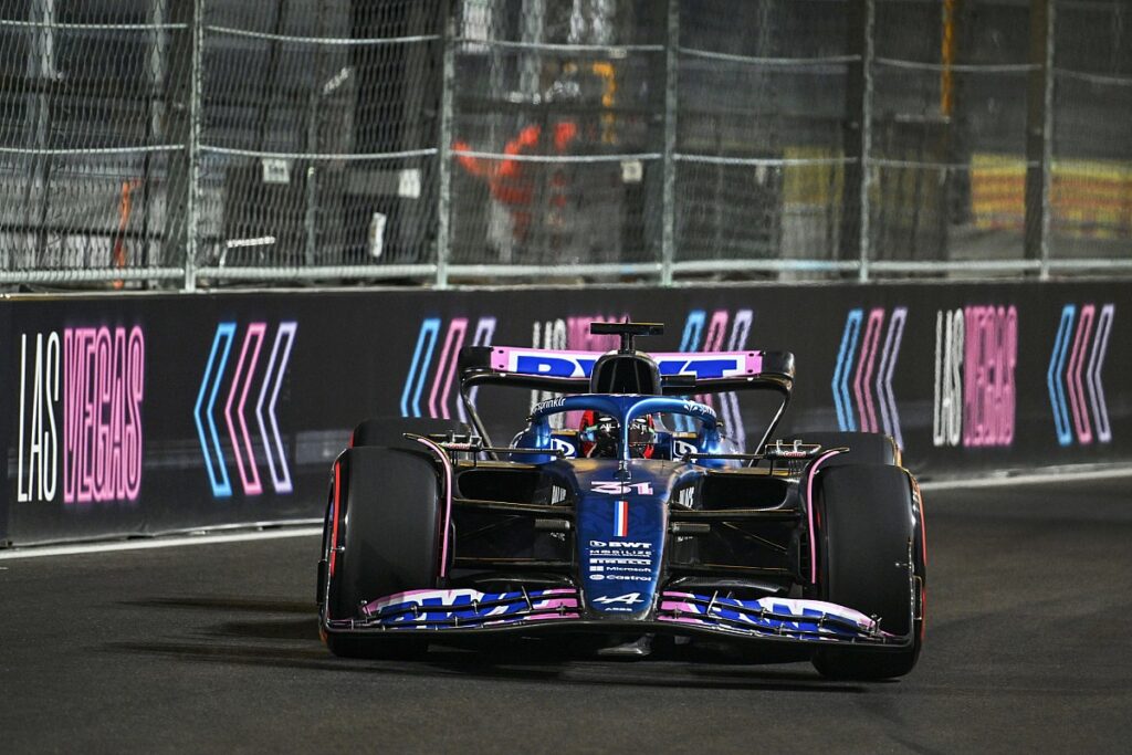 Alpine compromised in Las Vegas by “experiments” for F1 2024 Alpine compromised in Las Vegas by “experiments” for F1 2024