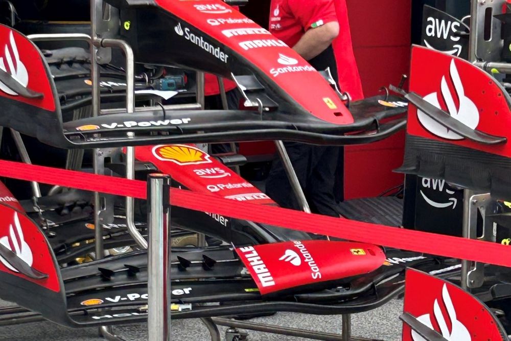 Ferrari SF-23 front wing detail