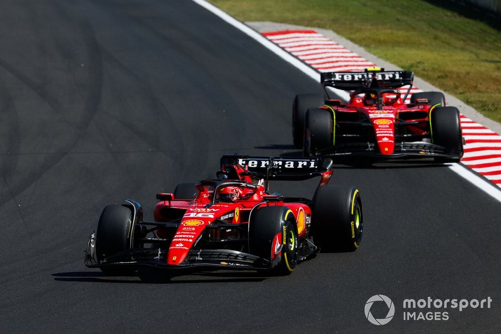 Charles Leclerc, Ferrari SF-23, Carlos Sainz, Ferrari SF-23