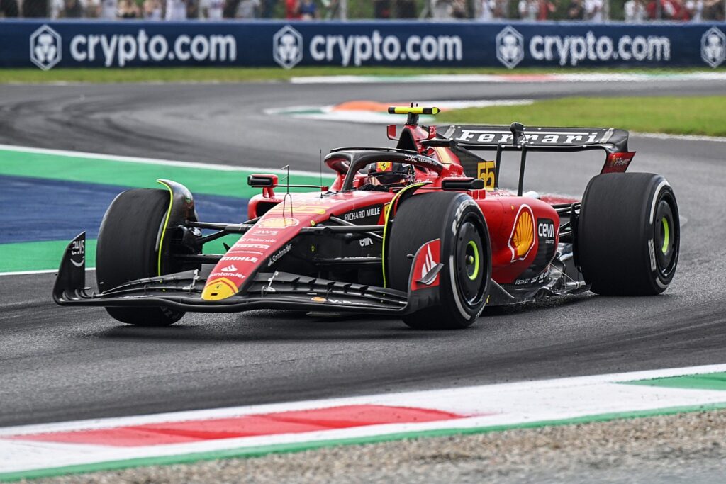 Carlos Sainz fastest in Italian GP practice