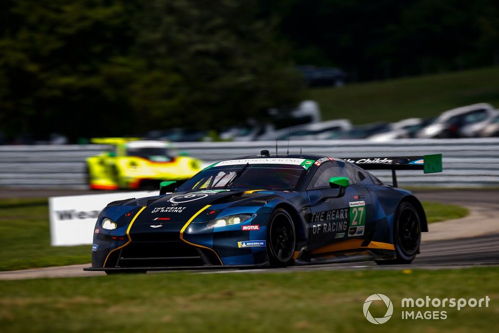#27 Heart of Racing Team Aston Martin Vantage GT3: Roman De Angelis, Marco Sorensen