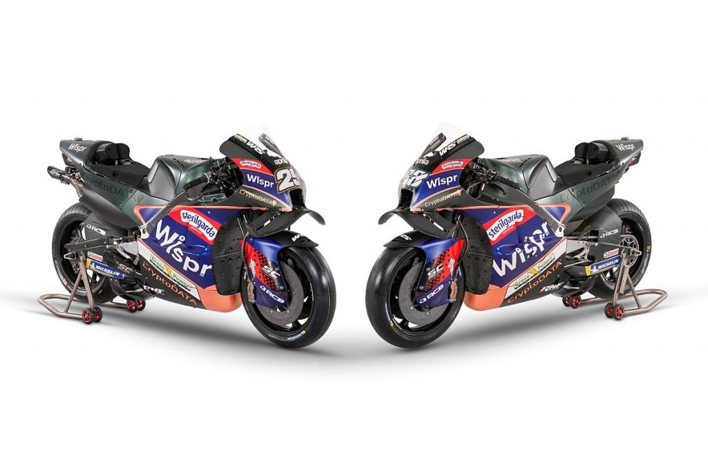 RNF unveils new-look for first MotoGP season with Aprilia