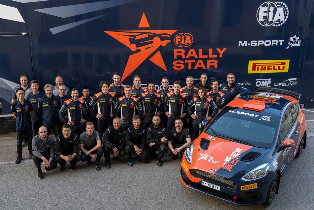 The finalists of the first FIA Rally Star competition