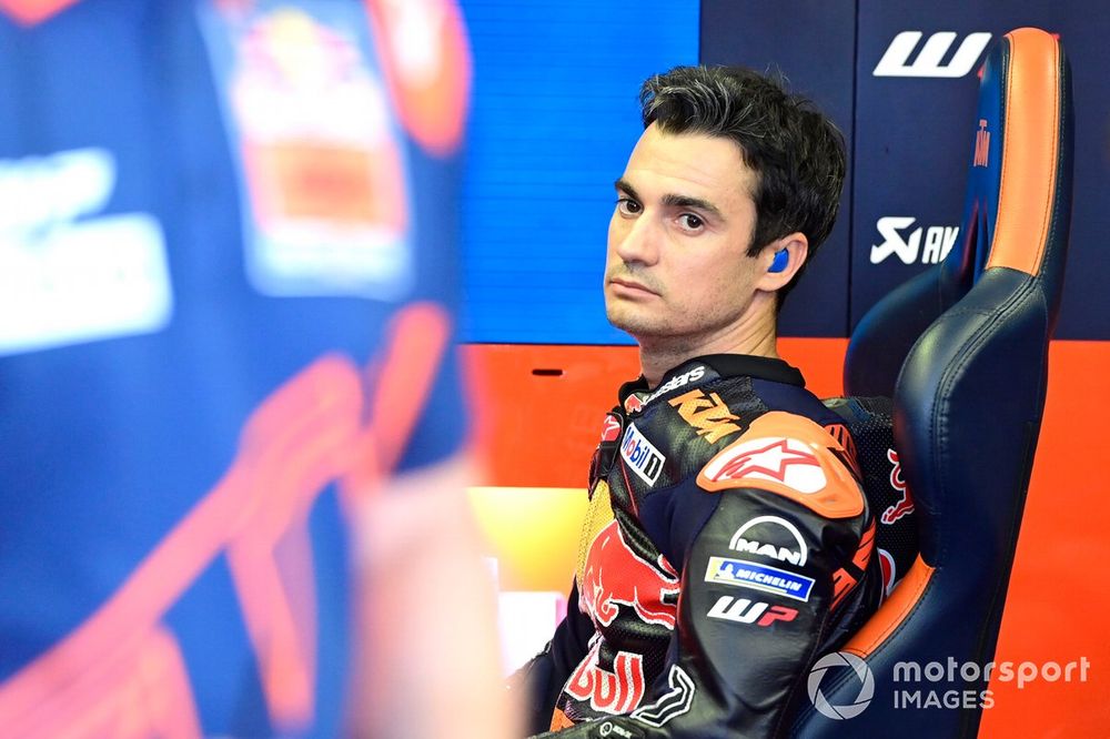 Pedrosa finished third in practice riding KTM's new carbon fibre chassis