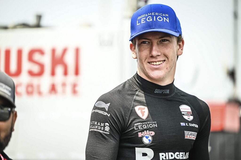 Ganassi puts IndyCar rookie Simpson through testing gauntlet