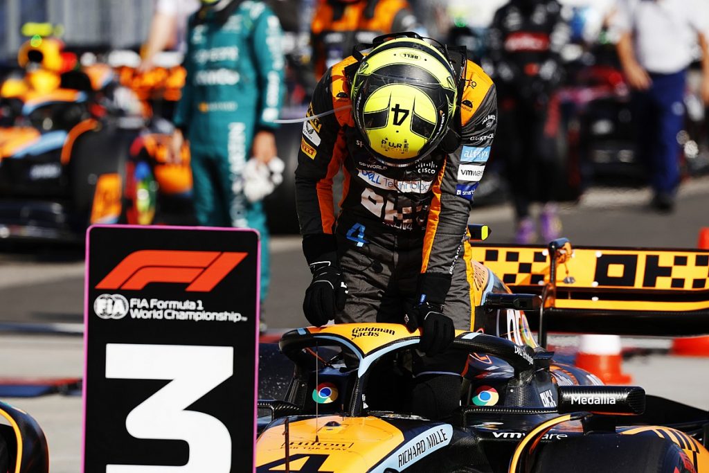 Norris «disappointed» to start third for F1 Hungarian GP