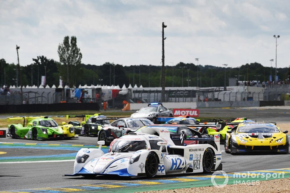 MissionH24 car running on hydrogen fuel cells has competed at Le Mans in supporting Le Mans Cup event