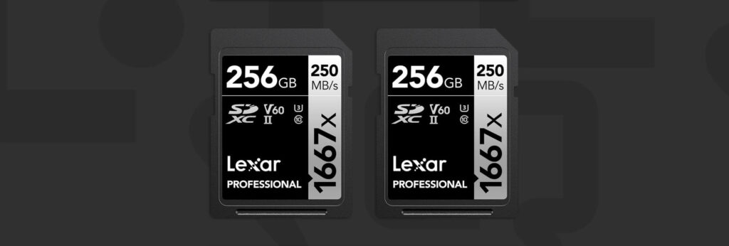 Lexar 256GB Professional 1667x UHS-II SDXC 2-pack (Reg 5) Lexar 256GB Professional 1667x UHS-II SDXC 2-pack (Reg 5)