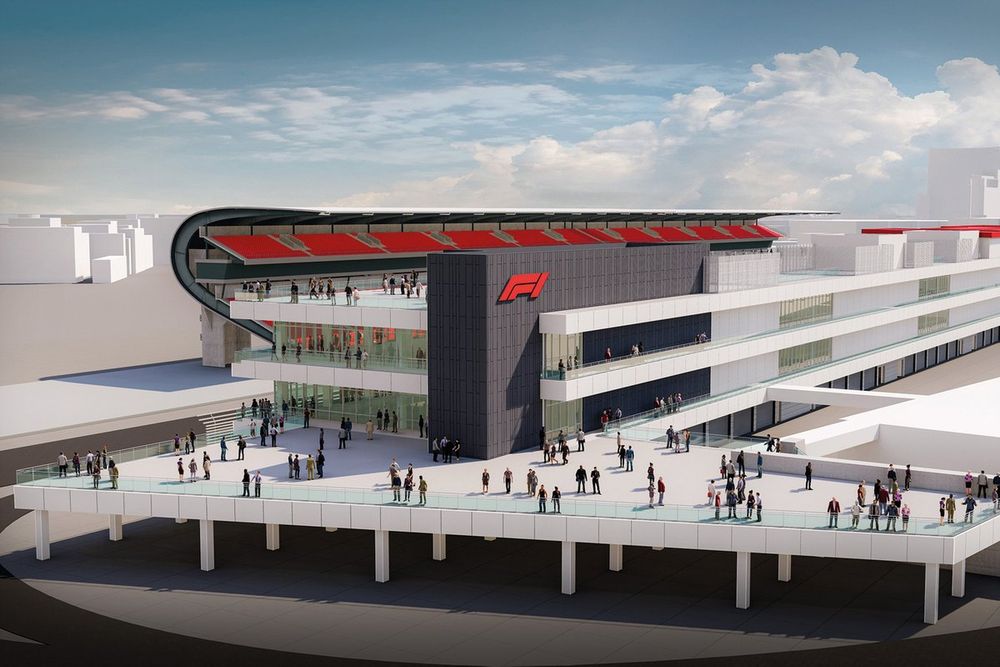 Las Vegas GP pit complex